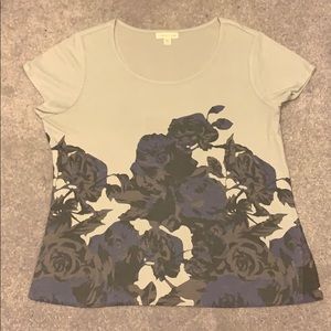 🦄3/$30 Purple rose blouse